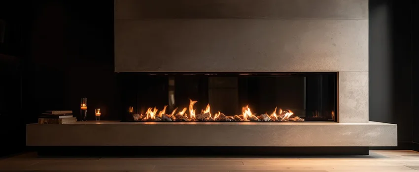 Gas Fireplace Ember Bed Design Services in Hunters Creek, Florida