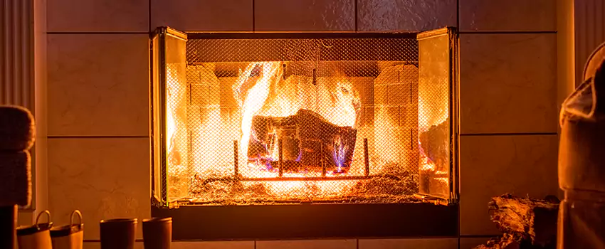 Mendota Hearth Landscape Fireplace Installation in Hunters Creek, Florida