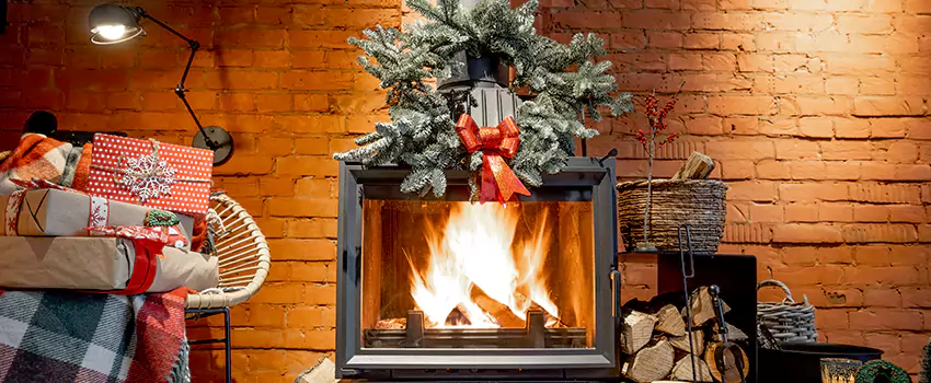 Travis Industries Linear Gas Fireplace Installation in Hunters Creek, Florida