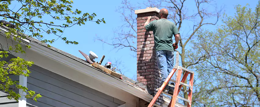 Vinyl and PVC Chimney Flashing Installation in Hunters Creek, FL