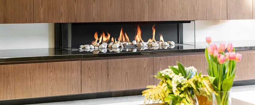 Double-height Fireplace Design Refurbishment in Hunters Creek, Florida
