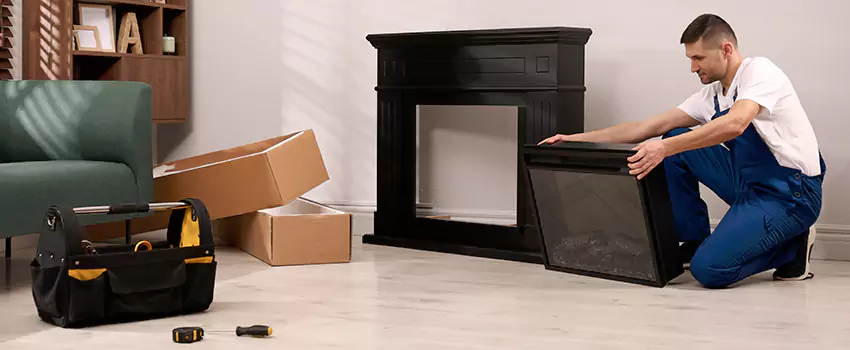 Old Rusted Metal Fireplace Repair And Replacement in Hunters Creek, FL